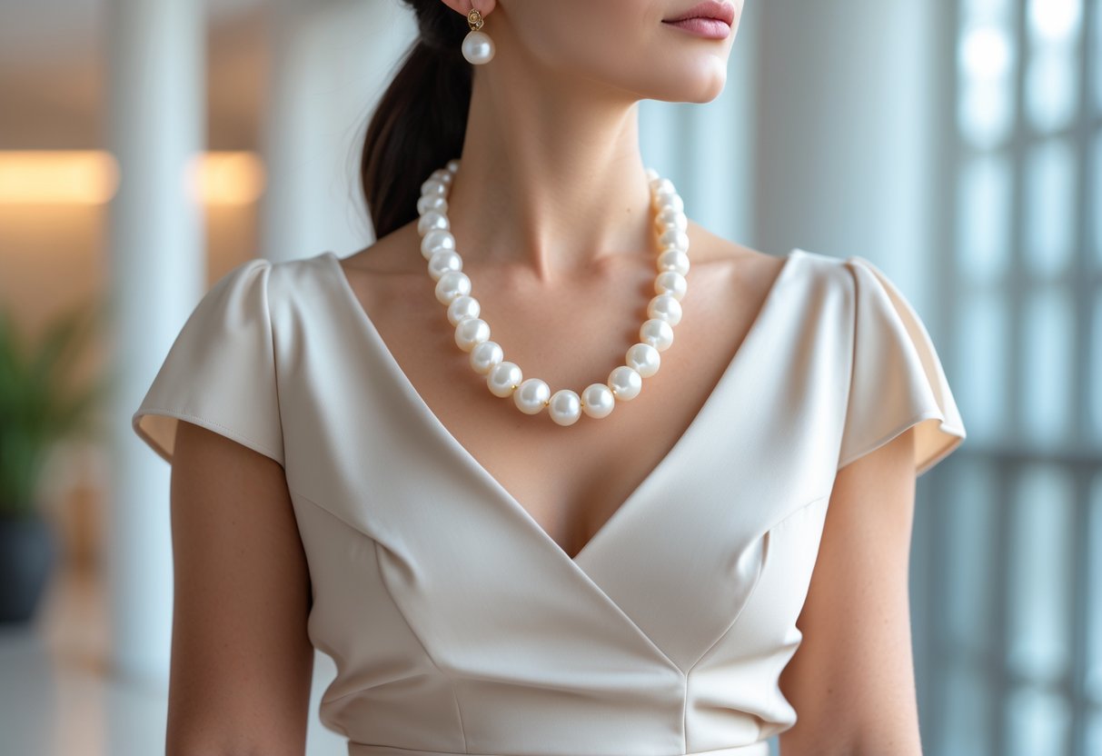 Saadan styler du din nederdel med en smuk og betagende perlehalskaede